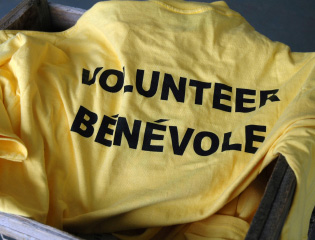 volunteer yellow tshirt